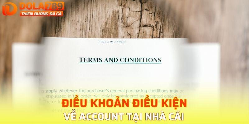 Nội dung cụ thể về account tại nhà cái