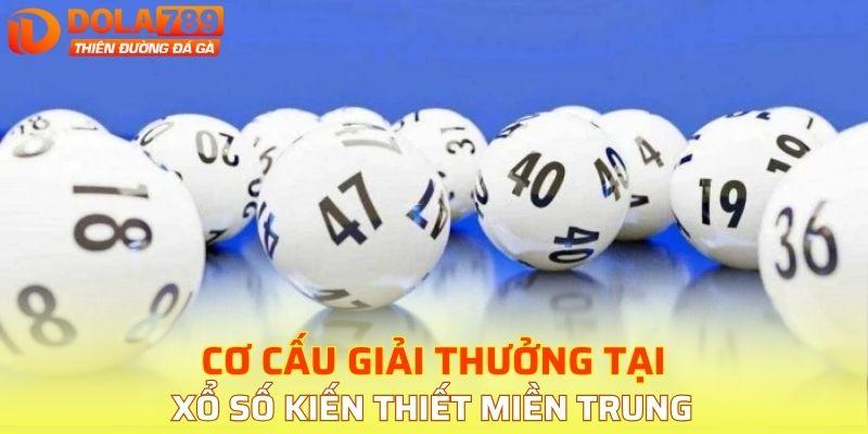 Cơ cấu phần thưởng khi trúng XSMT